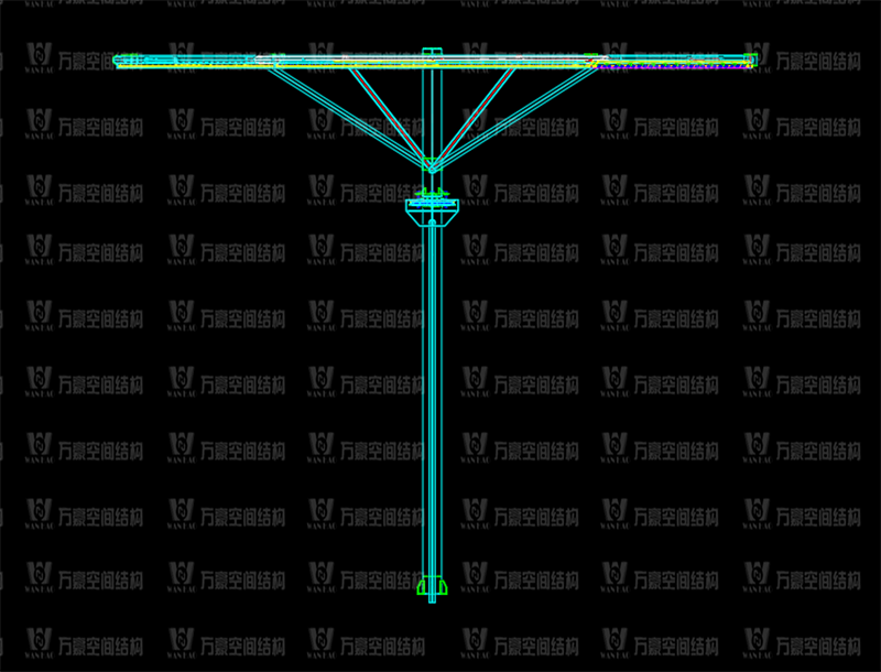 五鄉地鐵站傘狀PTFE膜結構工程