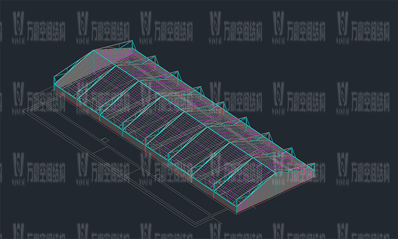 格爾木工業園昆侖工業區工業污水廠污水池保溫膜結構工程