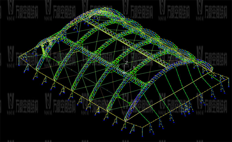 內蒙能源長城五礦選煤廠鋼骨架膜棚建設項目竣工