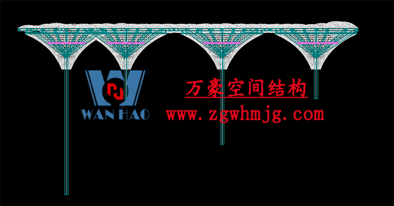 臺(tái)州大板橋ETFE氣枕天幕工程 臺(tái)州大板橋ETFE氣枕天幕工程