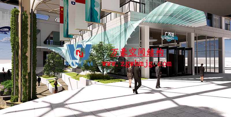 萬豪2022第3標-中國東盟特色商品匯聚中心膜鋼構工程