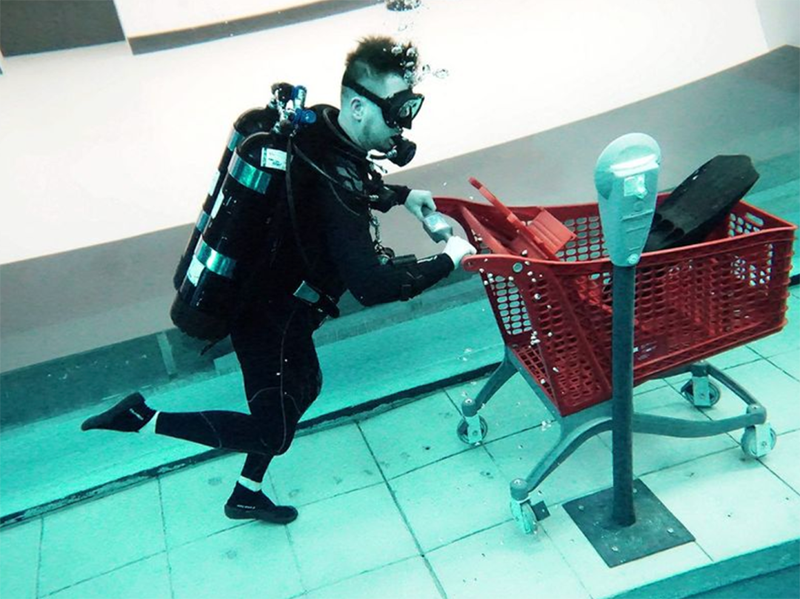 世界最深泳池,深入地下60米 世界最深泳池,深入地下60米