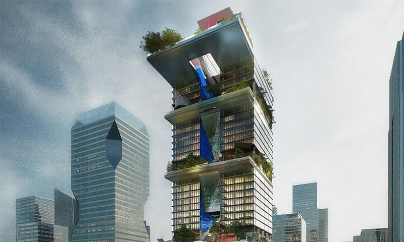 微信總部大樓迎來關鍵節點 微信總部大樓迎來關鍵節點