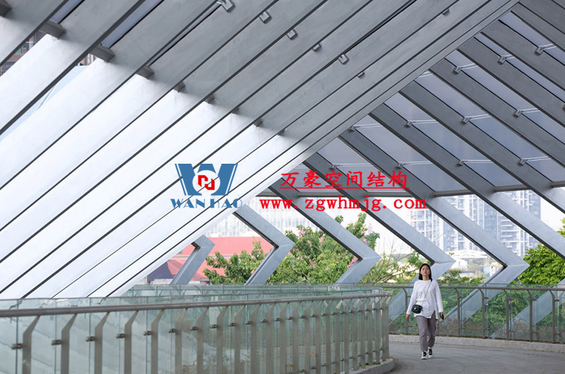 深圳龍崗三館一城ETFE連廊膜結構項目 深圳龍崗三館一城ETFE連廊膜結構項目