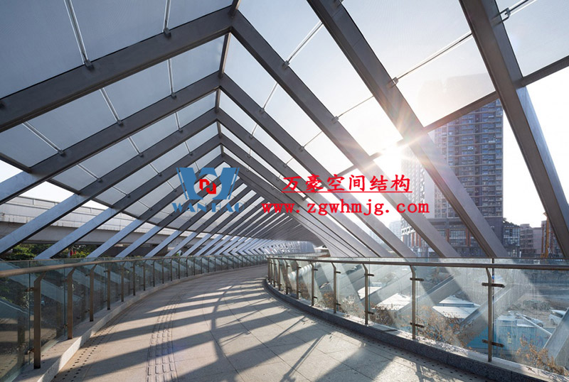 深圳龍崗三館一城ETFE連廊膜結構項目 深圳龍崗三館一城ETFE連廊膜結構項目