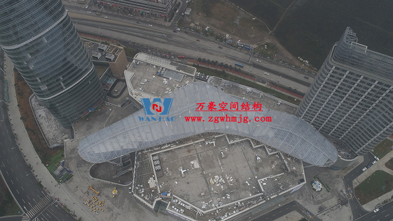 遵義高鐵新城ETFE天幕膜結構項目 遵義高鐵新城ETFE天幕膜結構項目