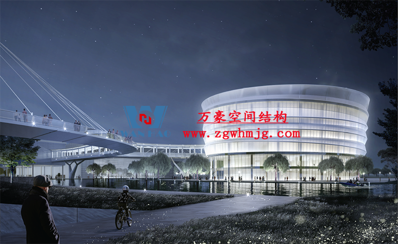 紹興國際會展中心PTFE網格織物幕墻項目 紹興國際會展中心PTFE網格織物幕墻項目