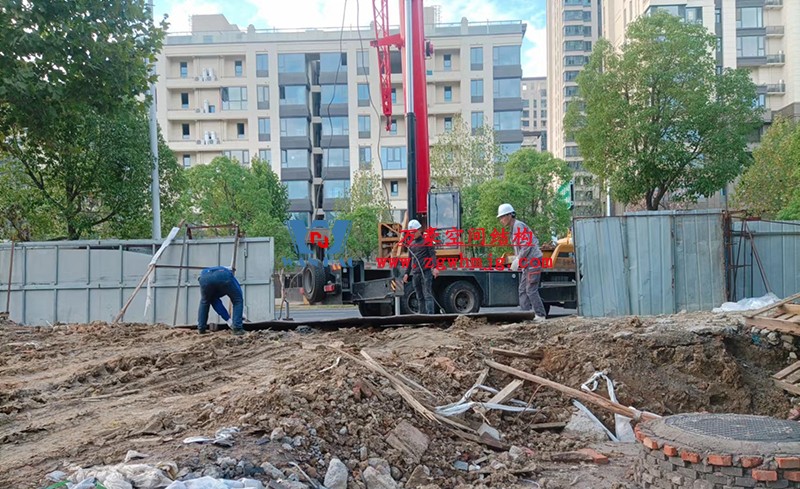 文一塘溪津門天幕鋼結(jié)構(gòu)及ETFE氣枕膜工程開始施工 文一塘溪津門天幕鋼結(jié)構(gòu)及ETFE氣枕膜工程開始施工