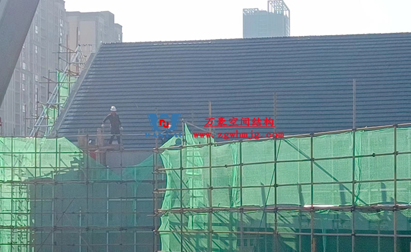 文一塘溪津門天幕鋼結(jié)構(gòu)及ETFE氣枕膜工程開始施工 文一塘溪津門天幕鋼結(jié)構(gòu)及ETFE氣枕膜工程開始施工