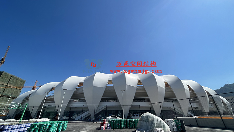龍泉市體育場鋼膜結構工程完工 龍泉市體育場鋼膜結構工程完工