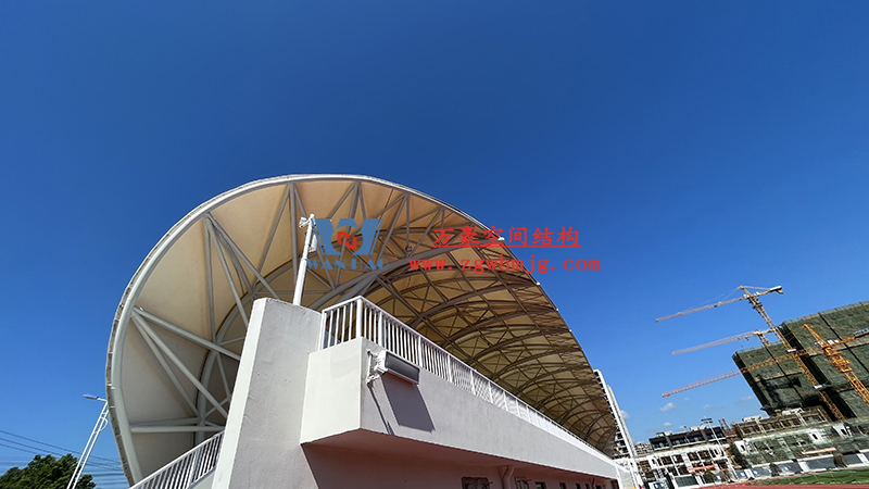 龍泉市體育場鋼膜結構工程完工 龍泉市體育場鋼膜結構工程完工