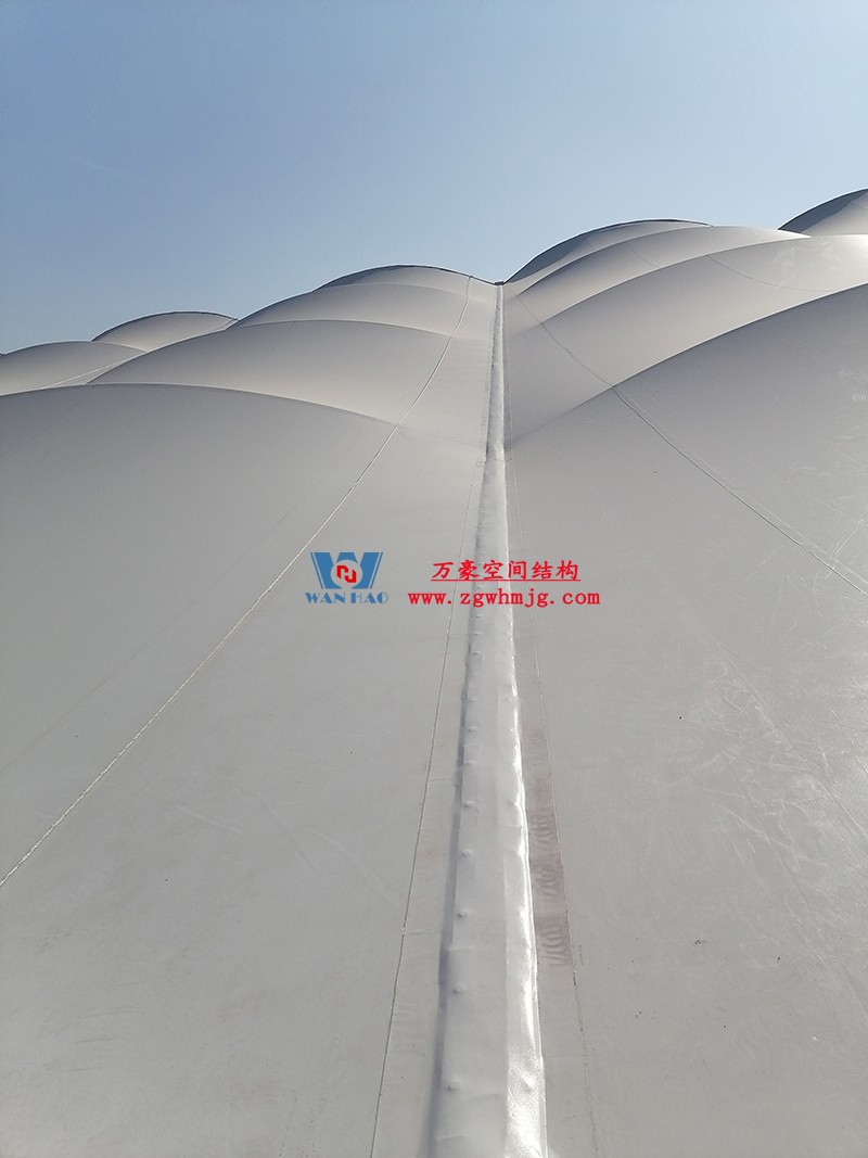 襄陽奧體中心膜結構工程接近尾聲 襄陽奧體中心膜結構工程接近尾聲