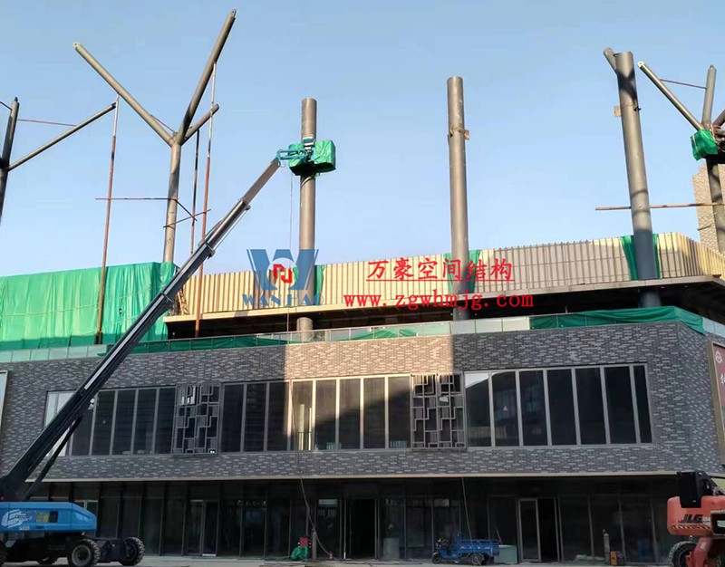 合肥文一塘溪津門天幕鋼結(jié)構(gòu)及ETFE氣枕膜工程施工進(jìn)度 合肥文一塘溪津門天幕鋼結(jié)構(gòu)及ETFE氣枕膜工程施工進(jìn)度