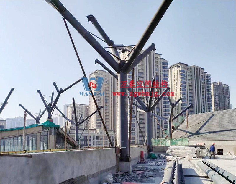 合肥文一塘溪津門天幕鋼結(jié)構(gòu)及ETFE氣枕膜工程施工進(jìn)度 合肥文一塘溪津門天幕鋼結(jié)構(gòu)及ETFE氣枕膜工程施工進(jìn)度