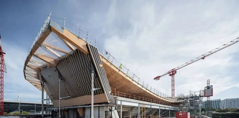 【木制勁性懸索結(jié)構(gòu)】2024巴黎奧運(yùn)會(huì)水上運(yùn)動(dòng)中心 【木制勁性懸索結(jié)構(gòu)】2024巴黎奧運(yùn)會(huì)水上運(yùn)動(dòng)中心