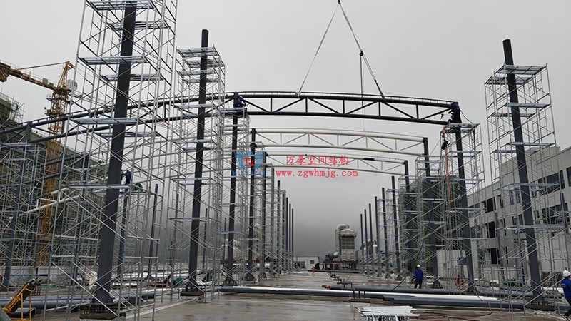 浙江真愛毯業科技有限公司廠房三屋面膜結構工程最新進度