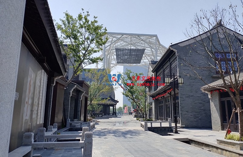 驚艷的藝術品|合肥文一塘溪津門天幕鋼結構及ETFE氣枕膜工程 驚艷的藝術品|合肥文一塘溪津門天幕鋼結構及ETFE氣枕膜工程