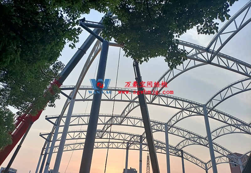 國網江西省電力有限公司培訓中心實訓基地改造膜結構項目最新施工進度 國網江西省電力有限公司培訓中心實訓基地改造膜結構項目最新施工進度