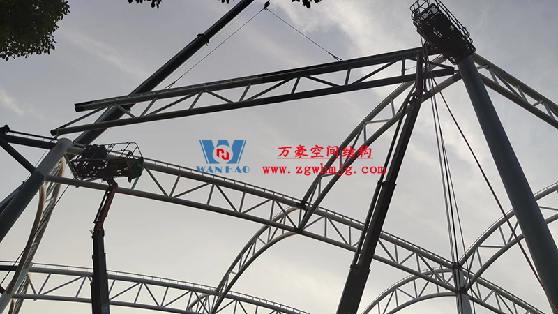 國網江西省電力有限公司培訓中心實訓基地改造膜結構項目最新施工進度 國網江西省電力有限公司培訓中心實訓基地改造膜結構項目最新施工進度