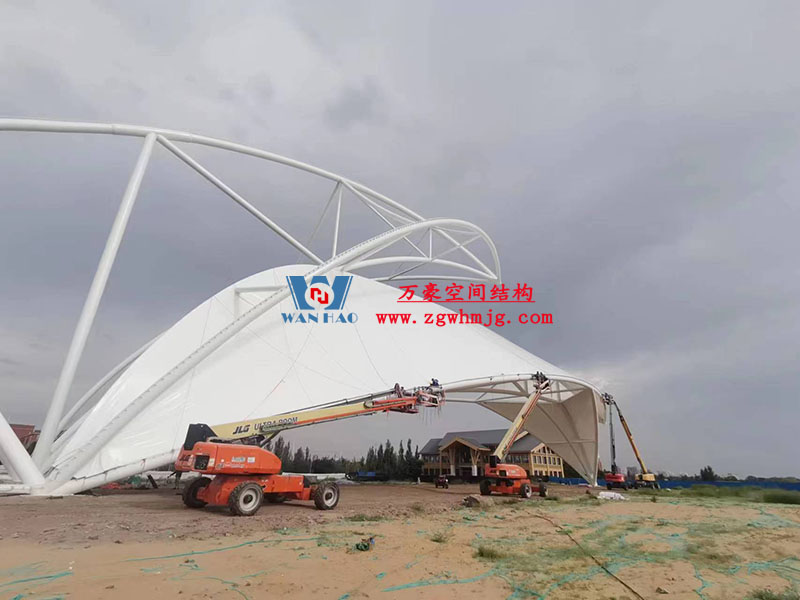 膜結構大門出入口的優勢特點 膜結構大門出入口的優勢特點