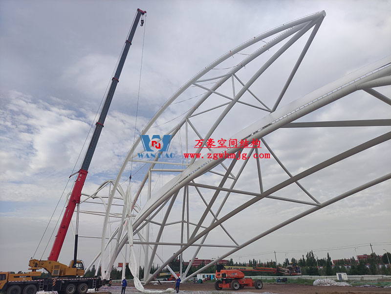 膜結構大門出入口的優勢特點 膜結構大門出入口的優勢特點