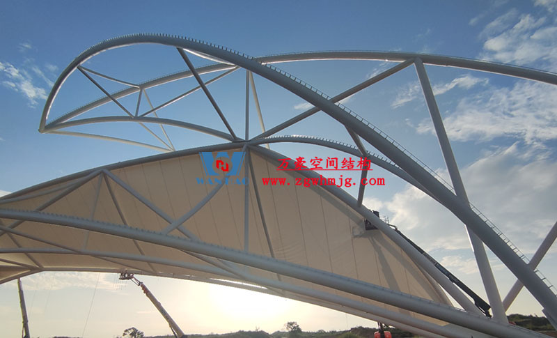 膜結構大門出入口的優勢特點 膜結構大門出入口的優勢特點