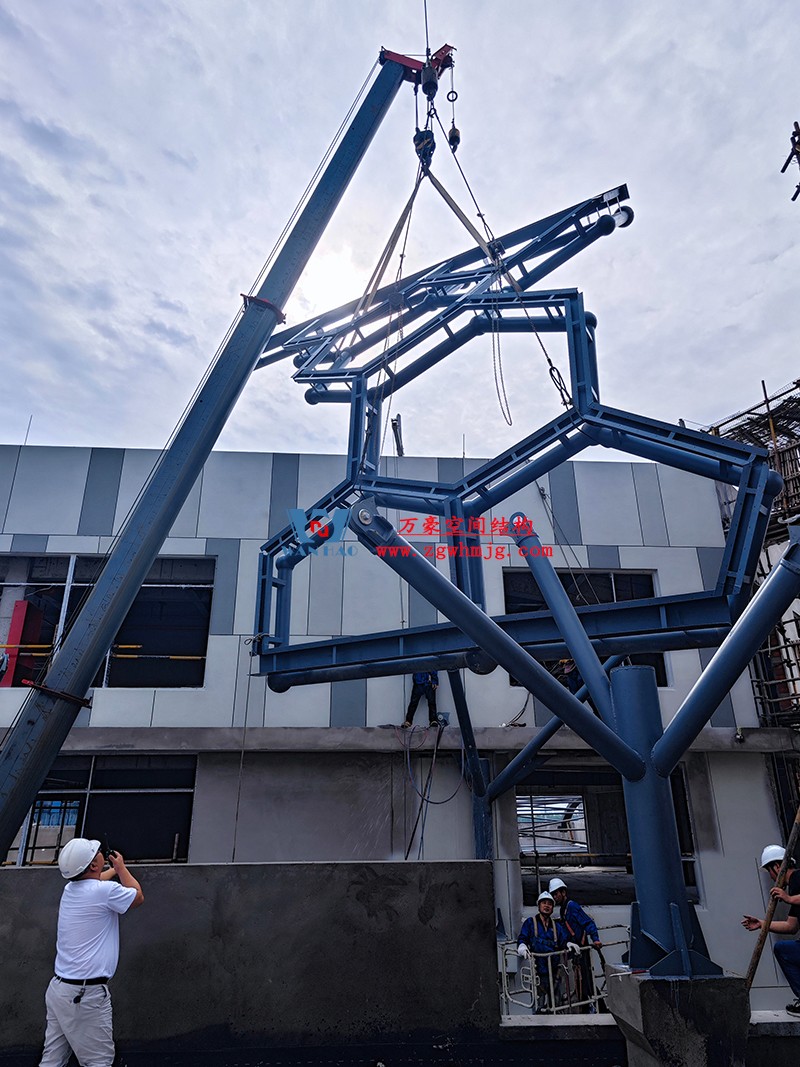 嘉興長安里ETFE氣枕鋼膜結構頂棚工程 嘉興長安里ETFE氣枕鋼膜結構頂棚工程