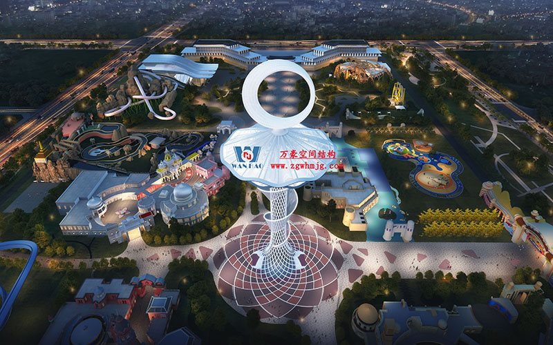 西安絲路塔ETFE膜結構項目順利完工 西安絲路塔ETFE膜結構項目順利完工