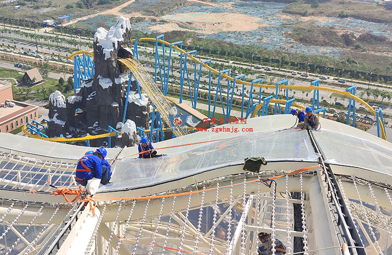 西安絲路塔ETFE膜結構項目順利完工 西安絲路塔ETFE膜結構項目順利完工