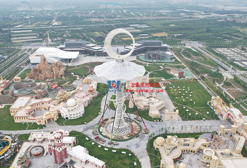 西安絲路塔ETFE膜結構項目順利完工 西安絲路塔ETFE膜結構項目順利完工