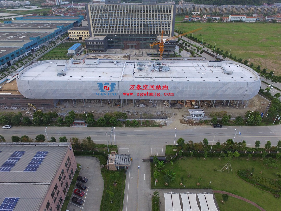 菲仕電機外立面PTFE網格膜結構項目 菲仕電機外立面PTFE網格膜結構項目