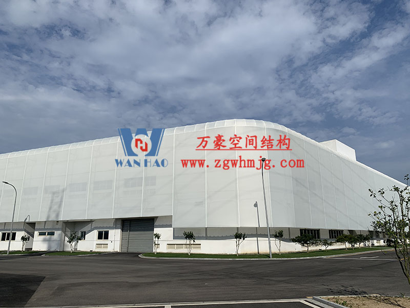 寧波益富樂公司新廠房外立面PTFE網(wǎng)格膜結(jié)構(gòu)工程 寧波益富樂公司新廠房外立面PTFE網(wǎng)格膜結(jié)構(gòu)工程