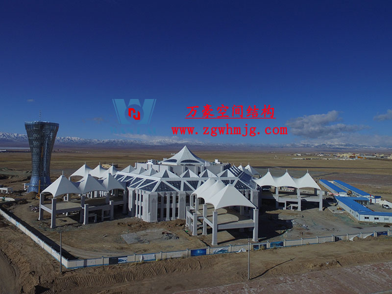 青海茶卡鹽湖天空之境集散中心鋼膜結(jié)構(gòu)項(xiàng)目 青海茶卡鹽湖天空之境集散中心鋼膜結(jié)構(gòu)項(xiàng)目