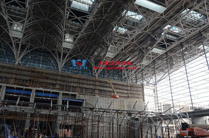 紅島國際會議中心異型鋼結構項目