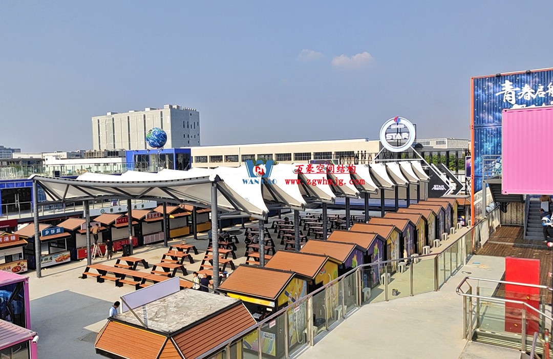 膜結(jié)構(gòu)遮陽雨棚受歡迎的主要原因是什么? 膜結(jié)構(gòu)遮陽雨棚受歡迎的主要原因是什么?