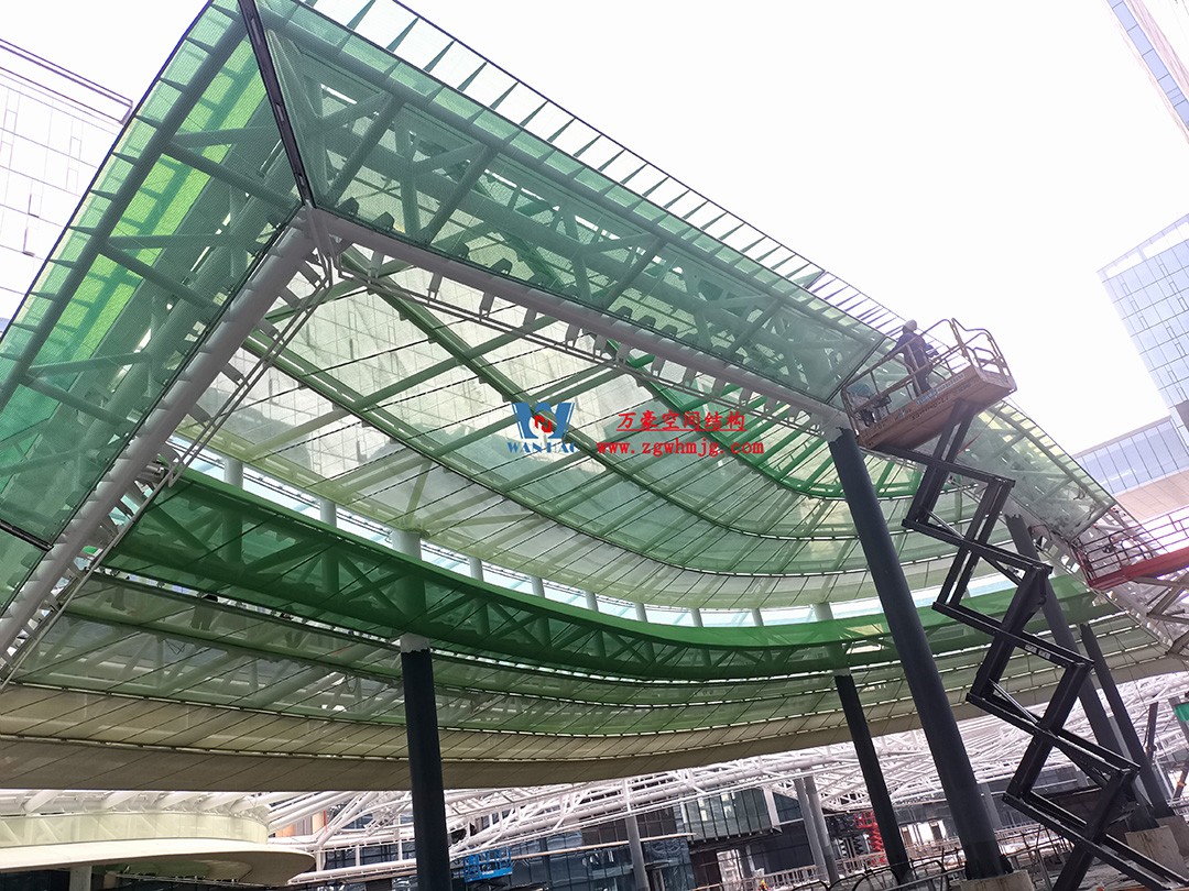 博多森谷項目中庭鋼膜結構工程