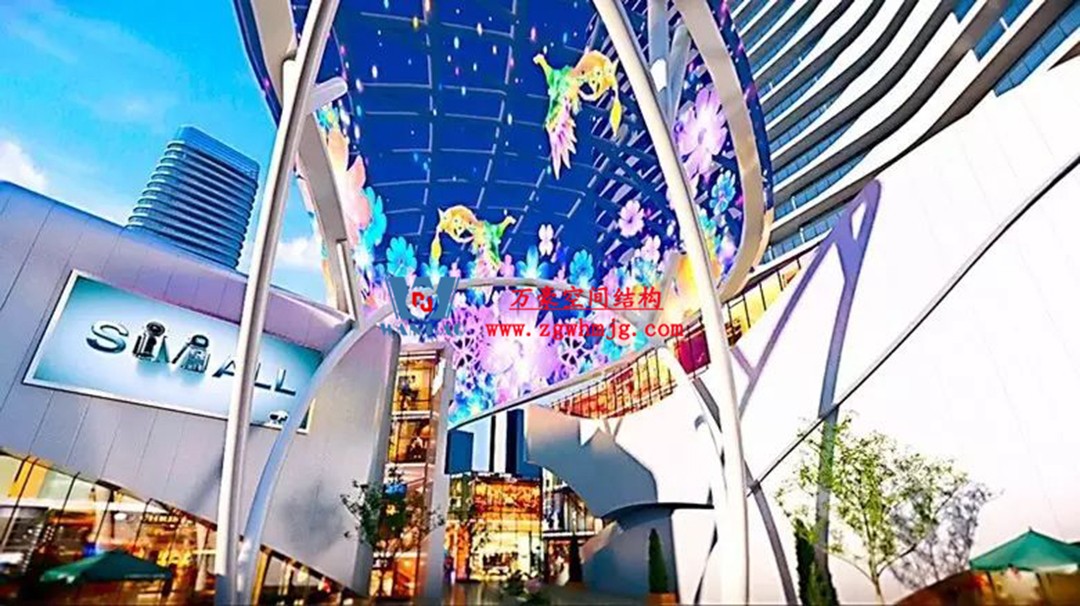 遵義高鐵新城上的一條鋼膜結(jié)構(gòu)“長龍” 遵義高鐵新城上的一條鋼膜結(jié)構(gòu)“長龍”