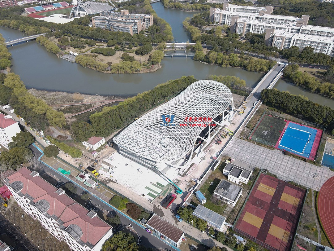 上海工程技術大學松江校區風雨操場ETFE膜結構工程 上海工程技術大學松江校區風雨操場ETFE膜結構工程