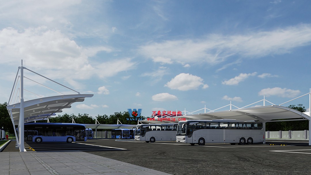 隨處可見的遮陽擋雨守護衛士-膜結構車棚 隨處可見的遮陽擋雨守護衛士-膜結構車棚