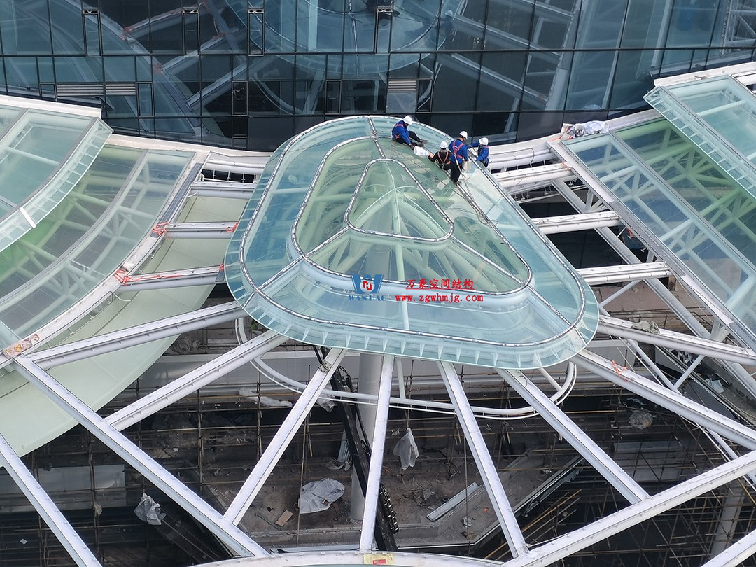 恭喜|杭州博多森谷ETFE氣枕連廊天幕順利完工 恭喜|杭州博多森谷ETFE氣枕連廊天幕順利完工