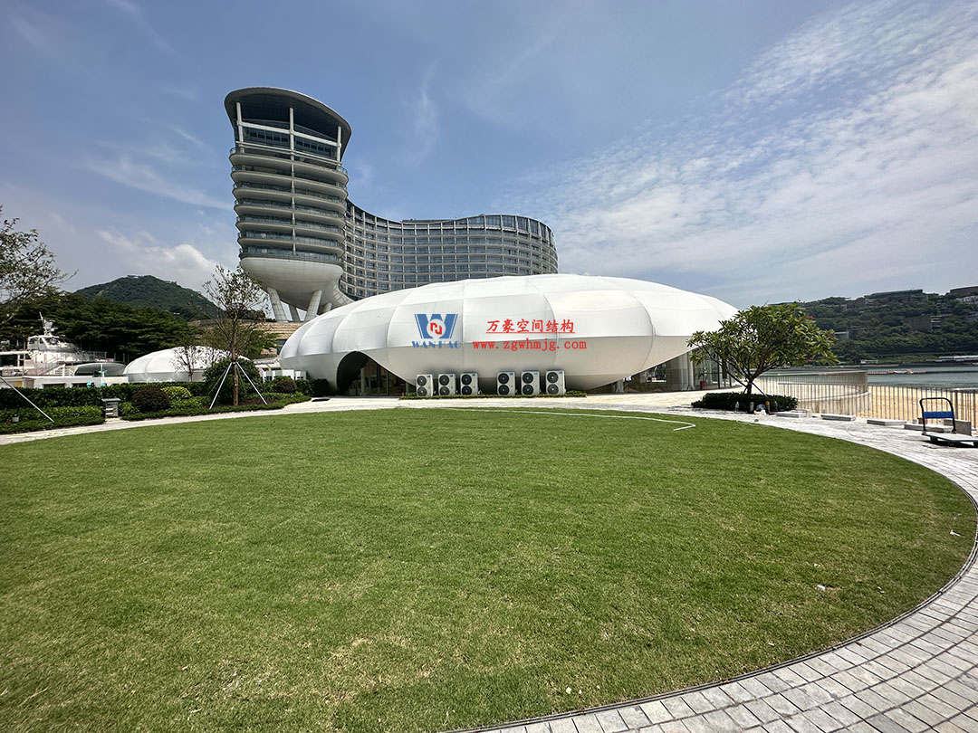 京基大梅沙酒店多功能活動(dòng)廳鋼膜結(jié)構(gòu) 京基大梅沙酒店多功能活動(dòng)廳鋼膜結(jié)構(gòu)