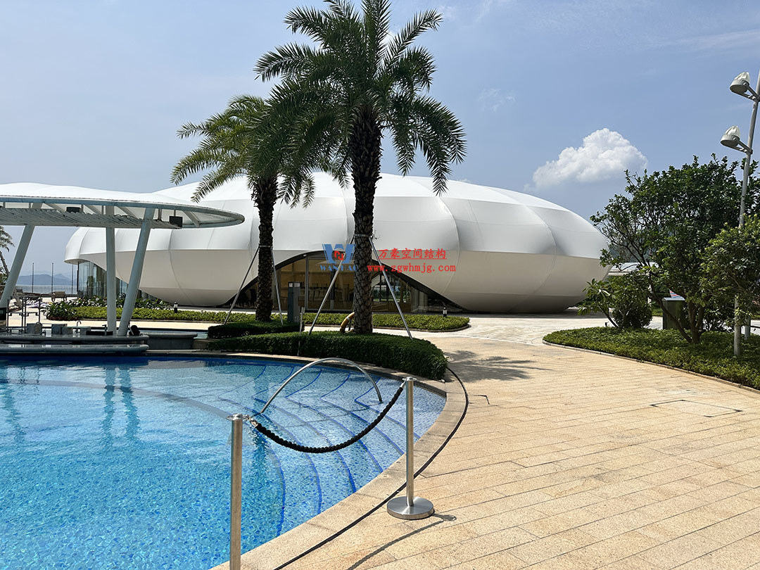 京基大梅沙酒店多功能活動(dòng)廳鋼膜結(jié)構(gòu) 京基大梅沙酒店多功能活動(dòng)廳鋼膜結(jié)構(gòu)