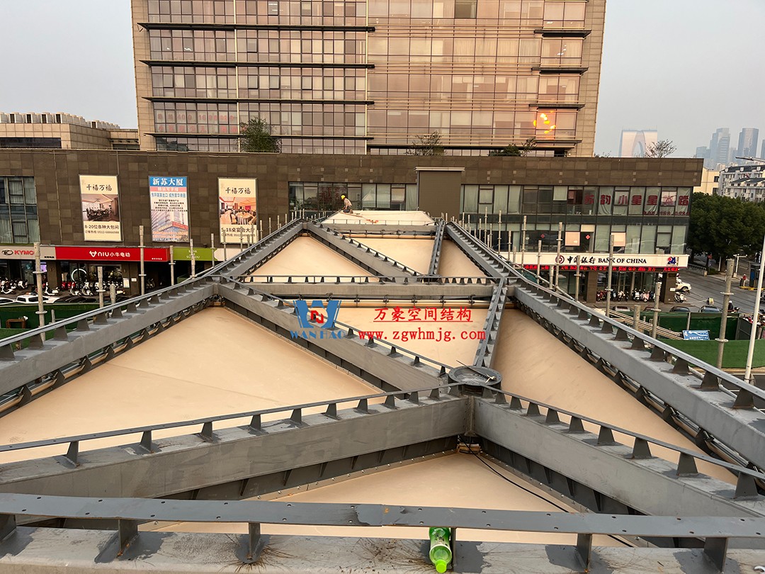 蘇州東環路人行天橋ptfe膜結構 蘇州東環路人行天橋ptfe膜結構