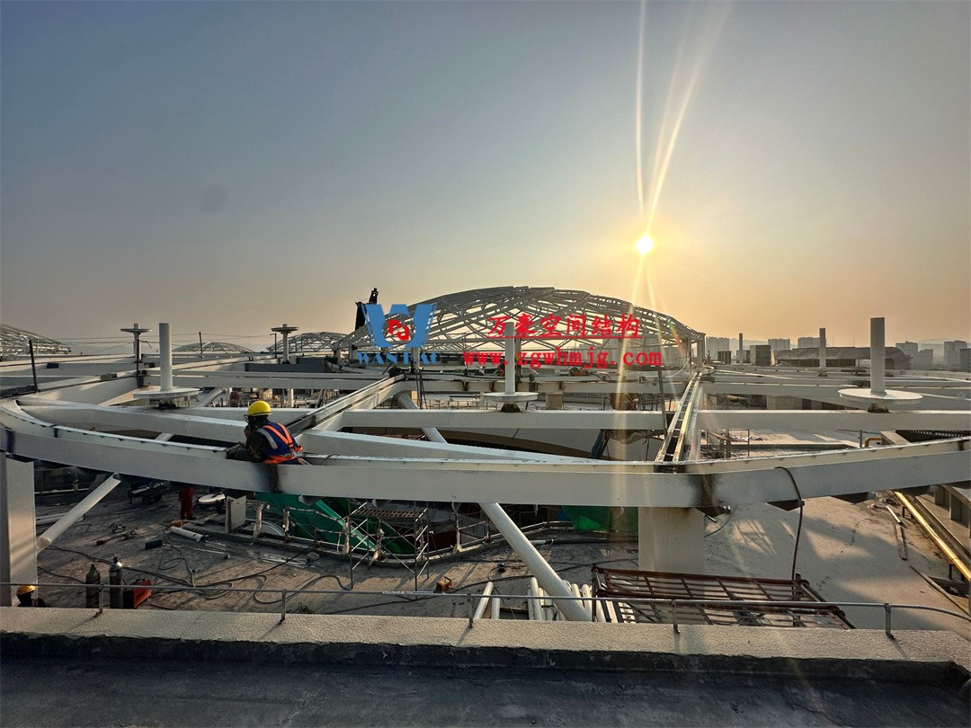 廣州從化鳳凰新天地商業街天幕項目：ETFE PTFE膜結構打造城市靈動