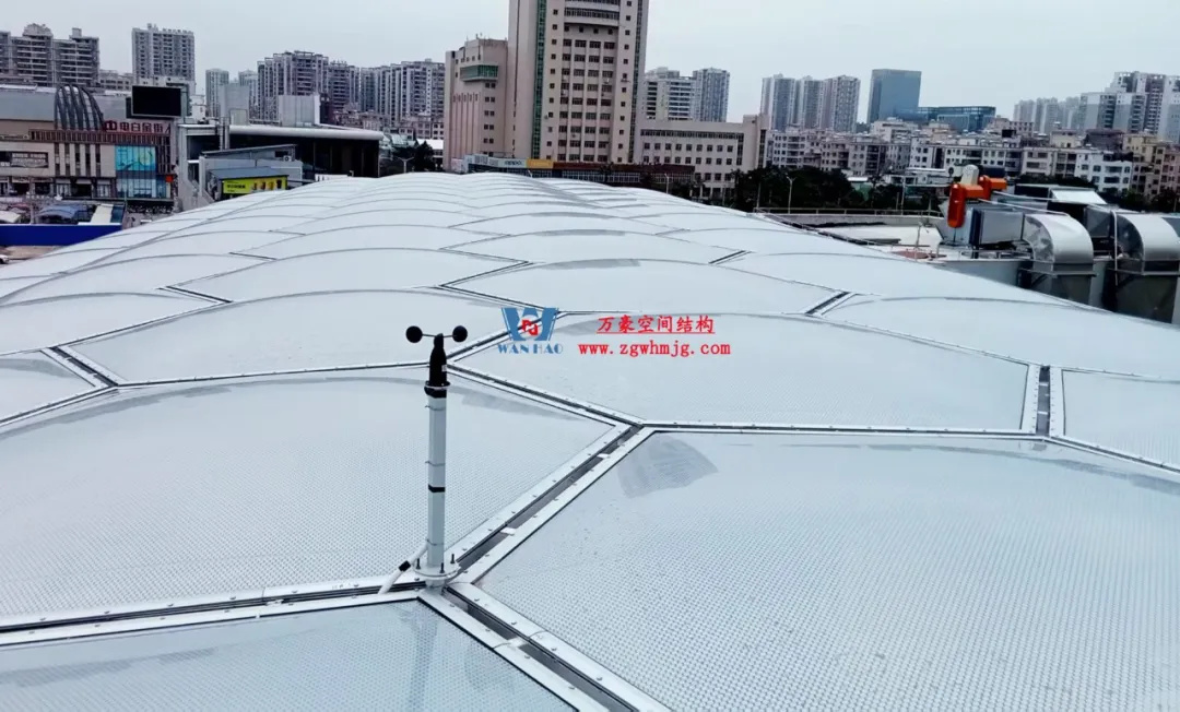 廣州茂名總匯天街商業街ETFE膜結構工程 廣州茂名總匯天街商業街ETFE膜結構工程