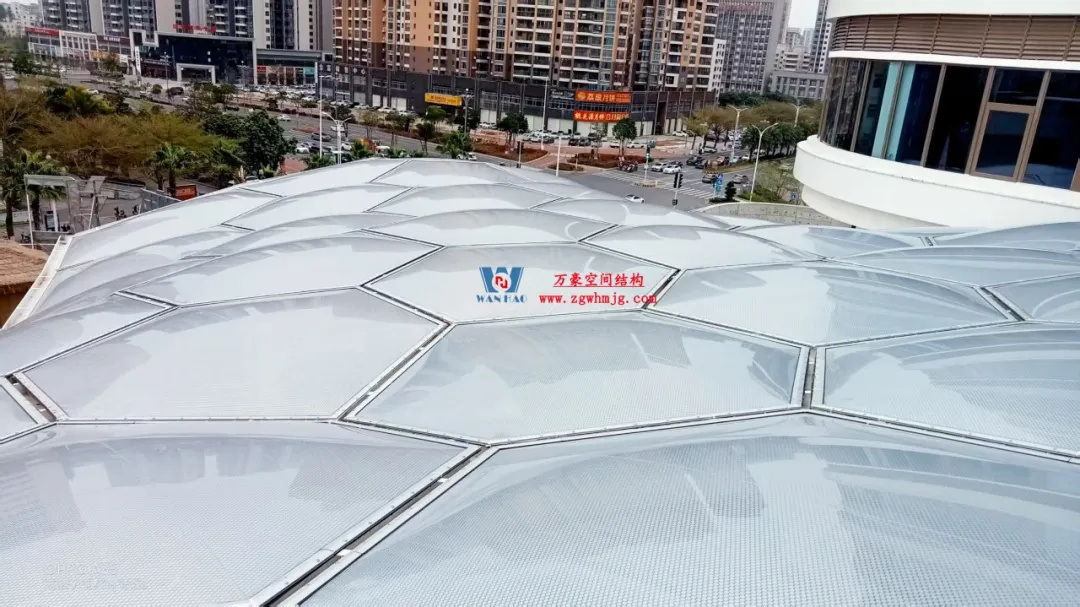 廣州茂名總匯天街商業街ETFE膜結構工程 廣州茂名總匯天街商業街ETFE膜結構工程