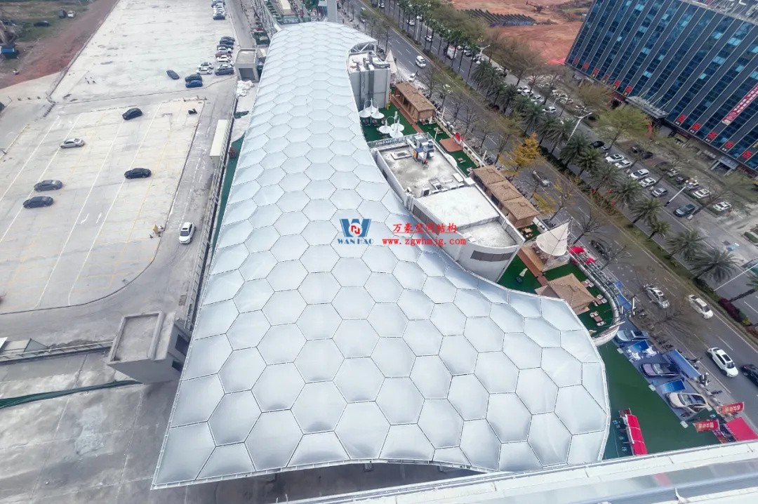 廣州茂名總匯天街商業街ETFE膜結構工程 廣州茂名總匯天街商業街ETFE膜結構工程