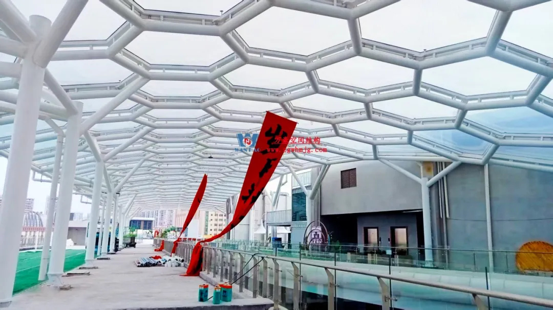 廣州茂名總匯天街商業街ETFE膜結構工程 廣州茂名總匯天街商業街ETFE膜結構工程