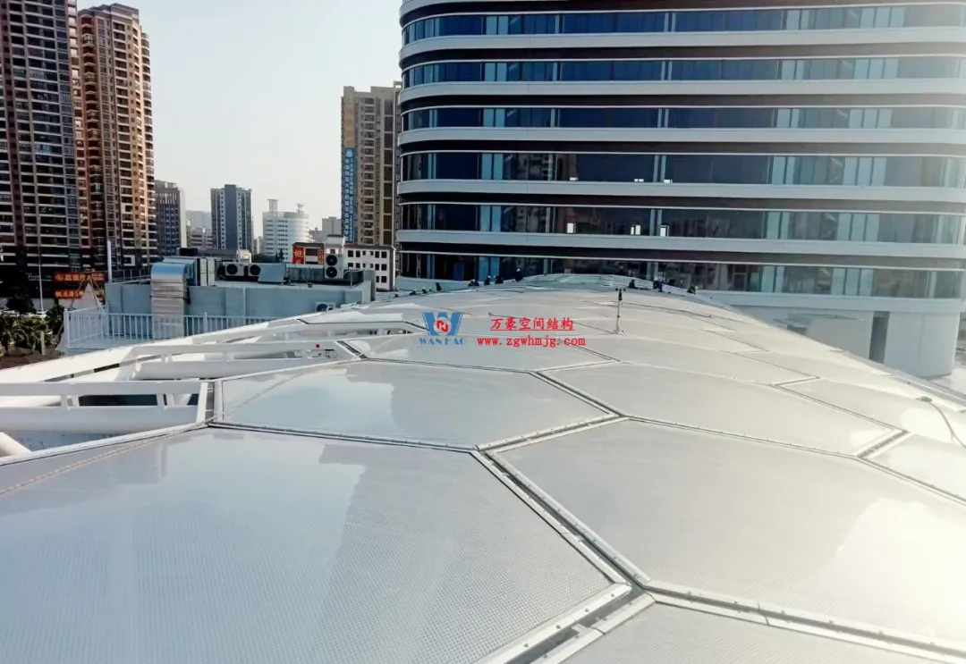 廣州茂名總匯天街商業街ETFE膜結構 廣州茂名總匯天街商業街ETFE膜結構