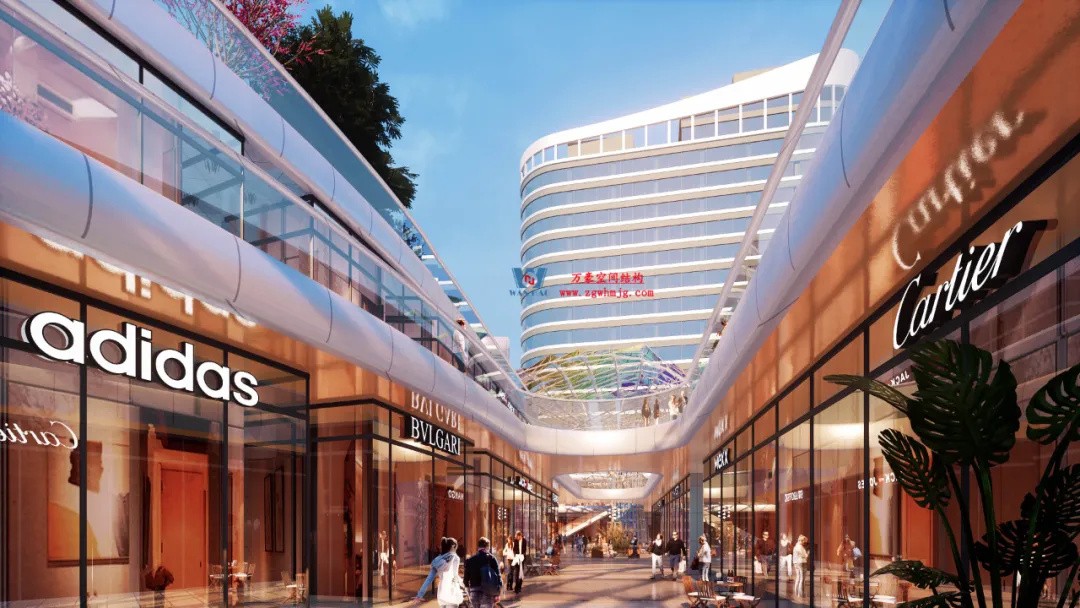 廣州茂名總匯天街商業街ETFE膜結構項目